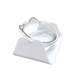 Adjustable pet cat bowl