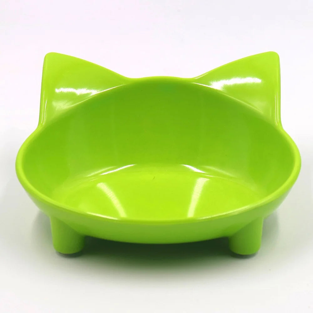 Colorful Cat Food & Water Dishes, Safe Pet Feeding Bowls, Practical Pet Supplies for Cats 