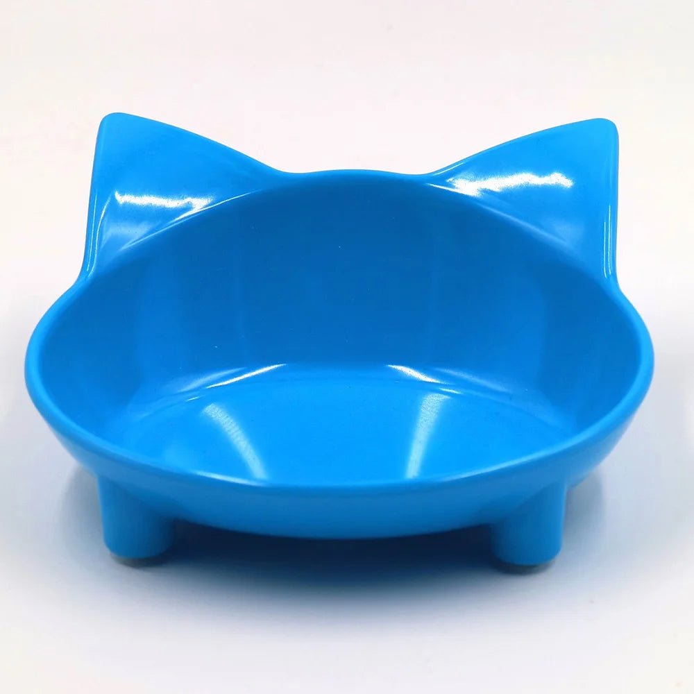 Colorful Cat Food & Water Dishes, Safe Pet Feeding Bowls, Practical Pet Supplies for Cats 