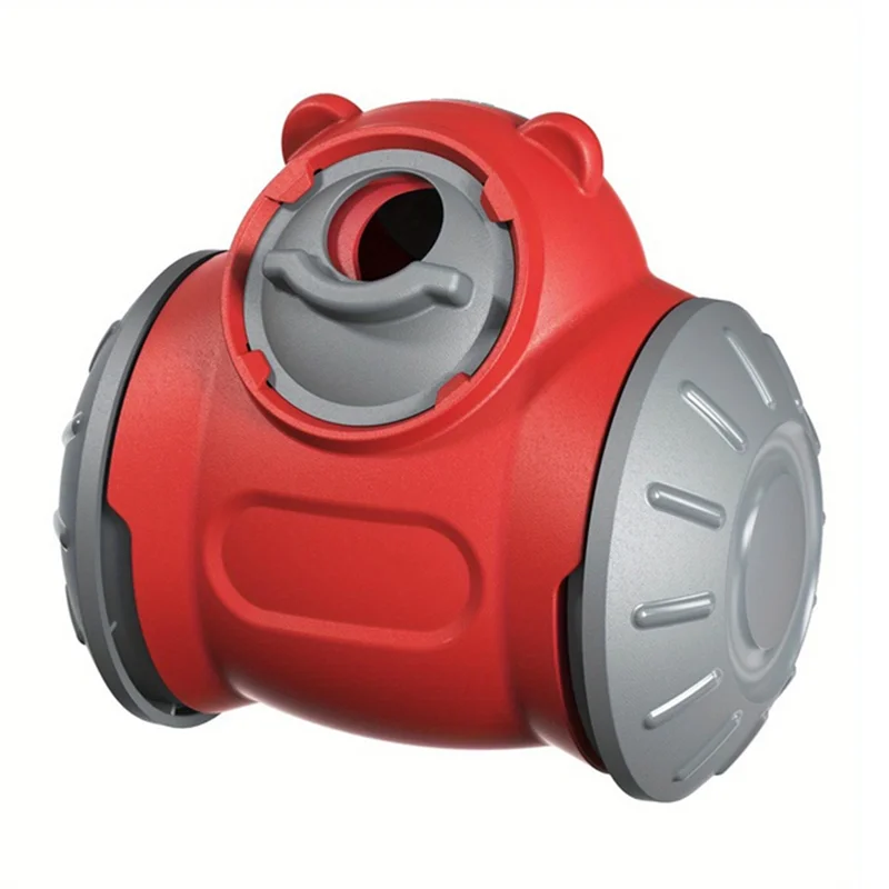 Dog Pet Food Dispenser For Dog Cats Interactive Game IQ Training Feeder Pet Supplies Red-AT64 