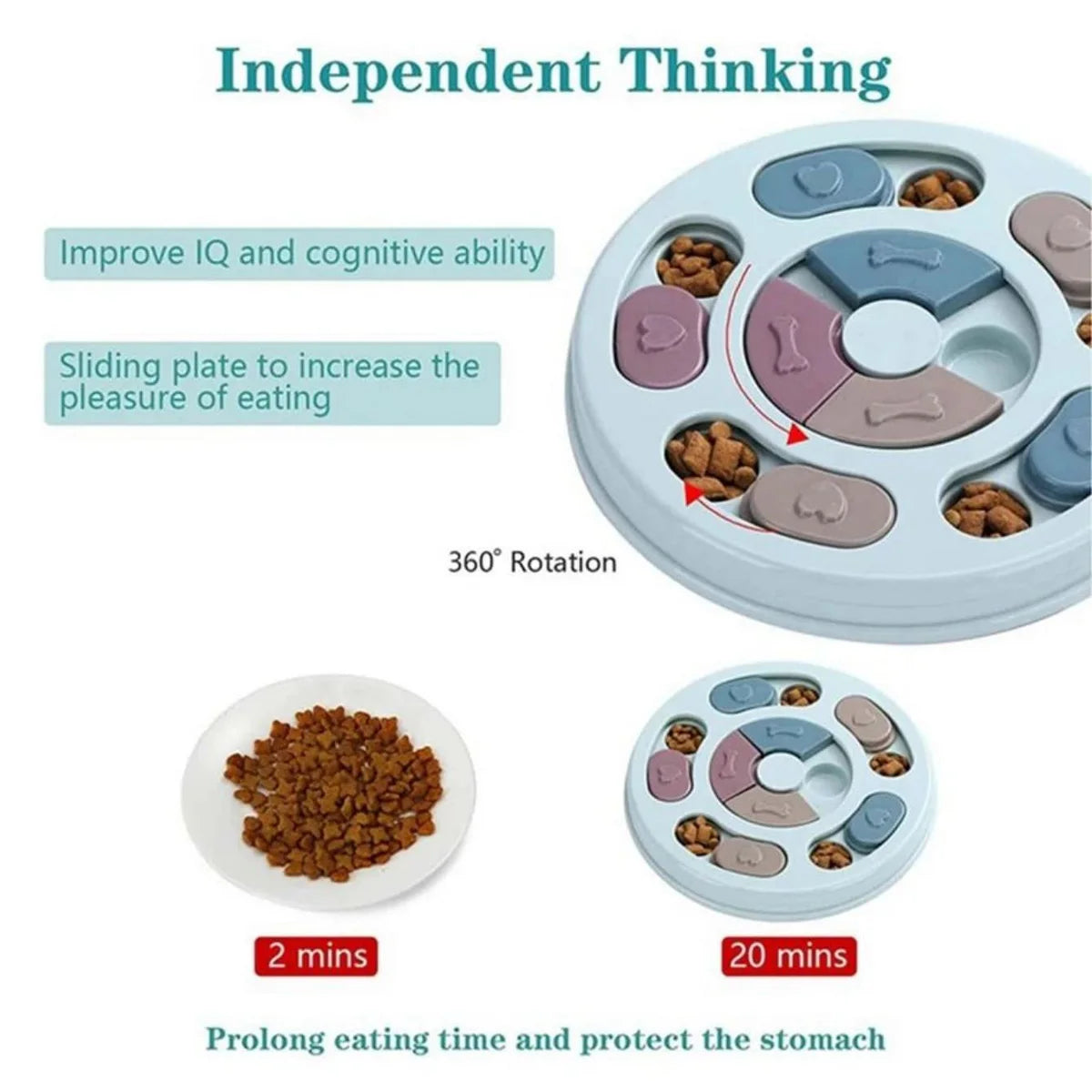 Dog food hiding and finding educational toys, leaking food, hiding food, slow feeding, intellectual relief, dog educational toys 