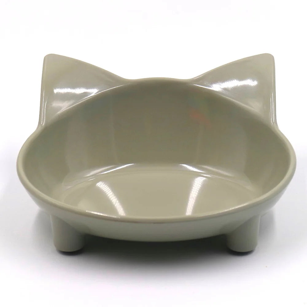 Colorful Cat Food & Water Dishes, Safe Pet Feeding Bowls, Practical Pet Supplies for Cats 