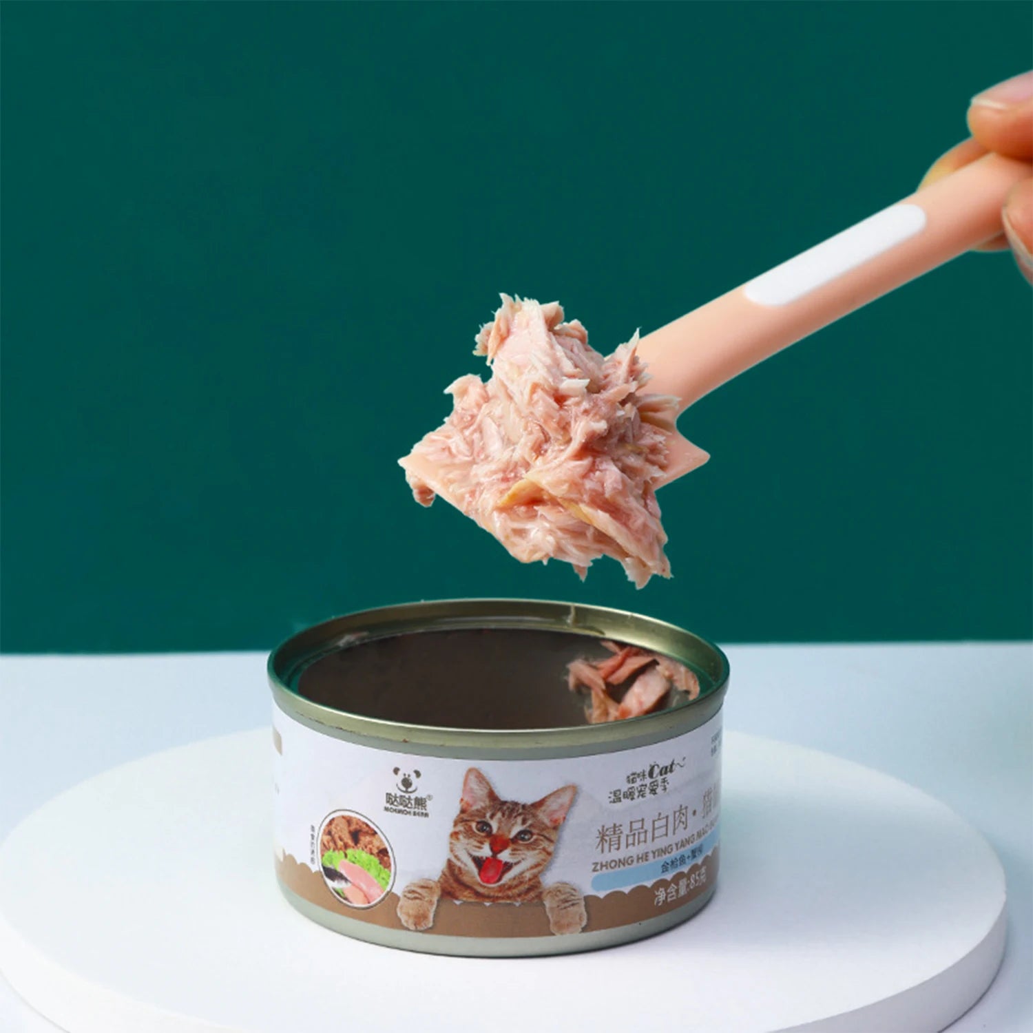 Cat Canned Spoon Pet Food Canned Spoon Food Stirring Spoon Dog and Cat Food Canned Spoon Long Handle Cat Spoon 