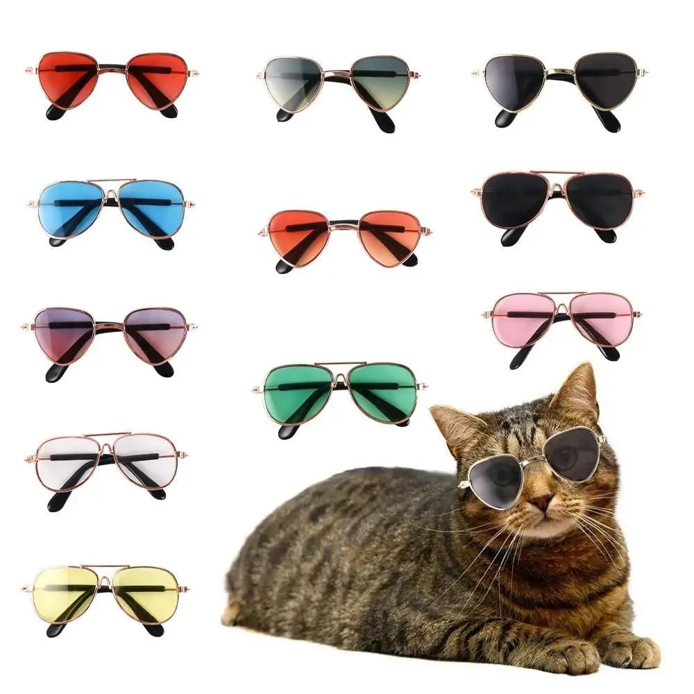 Cats Lovely Reflection Pet Accessoires Fashion Eye Wear Pet Products Pet Glasses Cat Dog Sunglasses Photos Props 