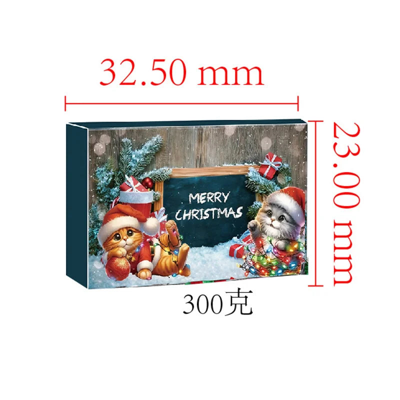 Cat Advent Calendar  Interactive Xmas Toy Set For Cats Indoor With Faux-Mouse And Bell-Balls, Festive Gift For Cat Lovers