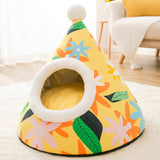 Triangle Mongolian yurt warm sleeping cat pet nest