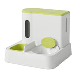 Cat Automatic Pet Feeder Water Dispenser Integrated Double Bowl Drinking Pet