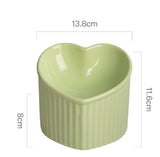 Pet Ceramic Bowl With Inclined Mouth Practical Durable Daily Indoor Pet Products